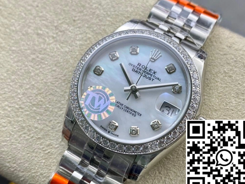 Datejust TW M278384RBR-0008 Factory Diamond Bezel Rolex 0215